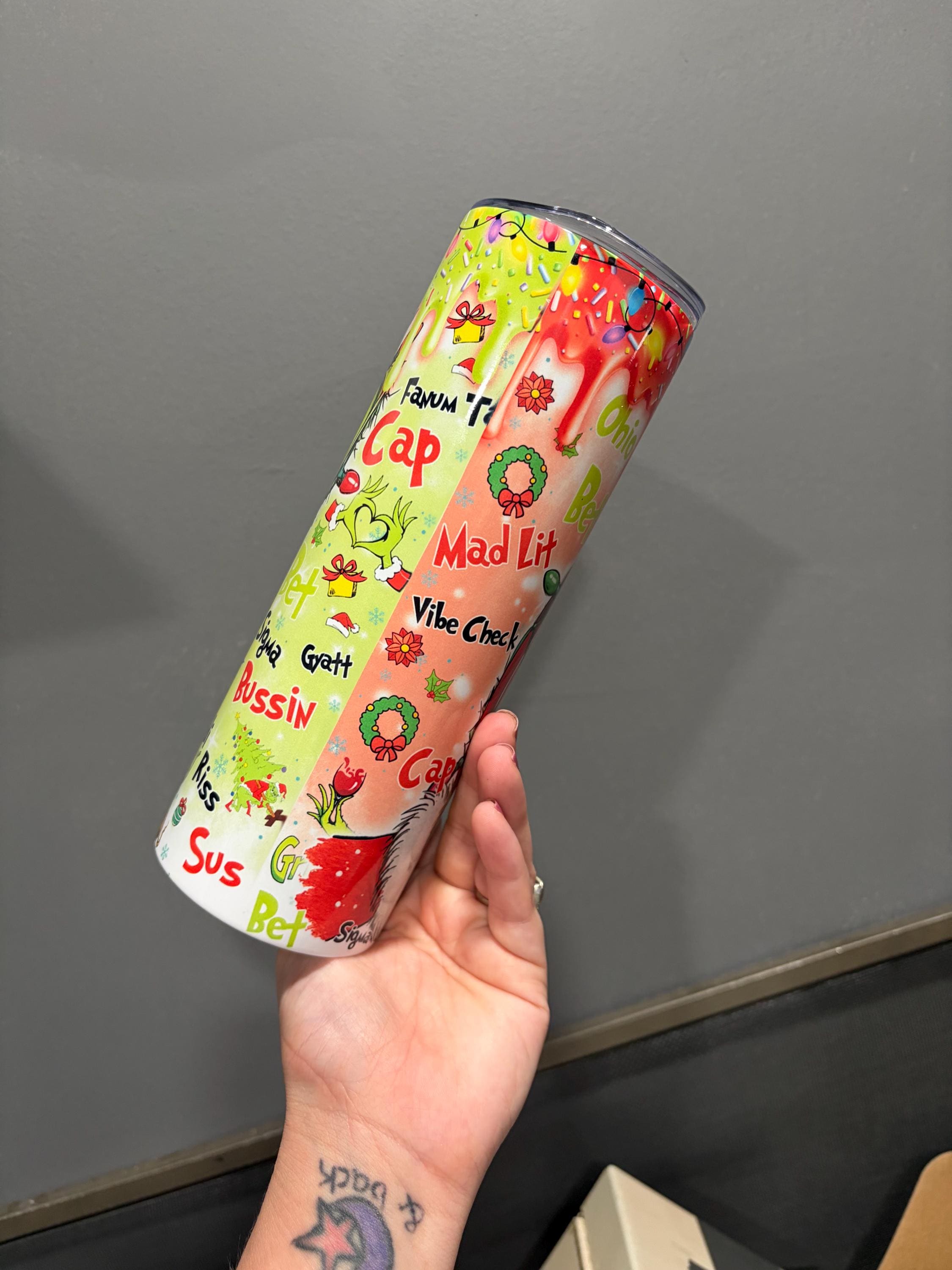 67 Christmas Theme 20oz Tumbler