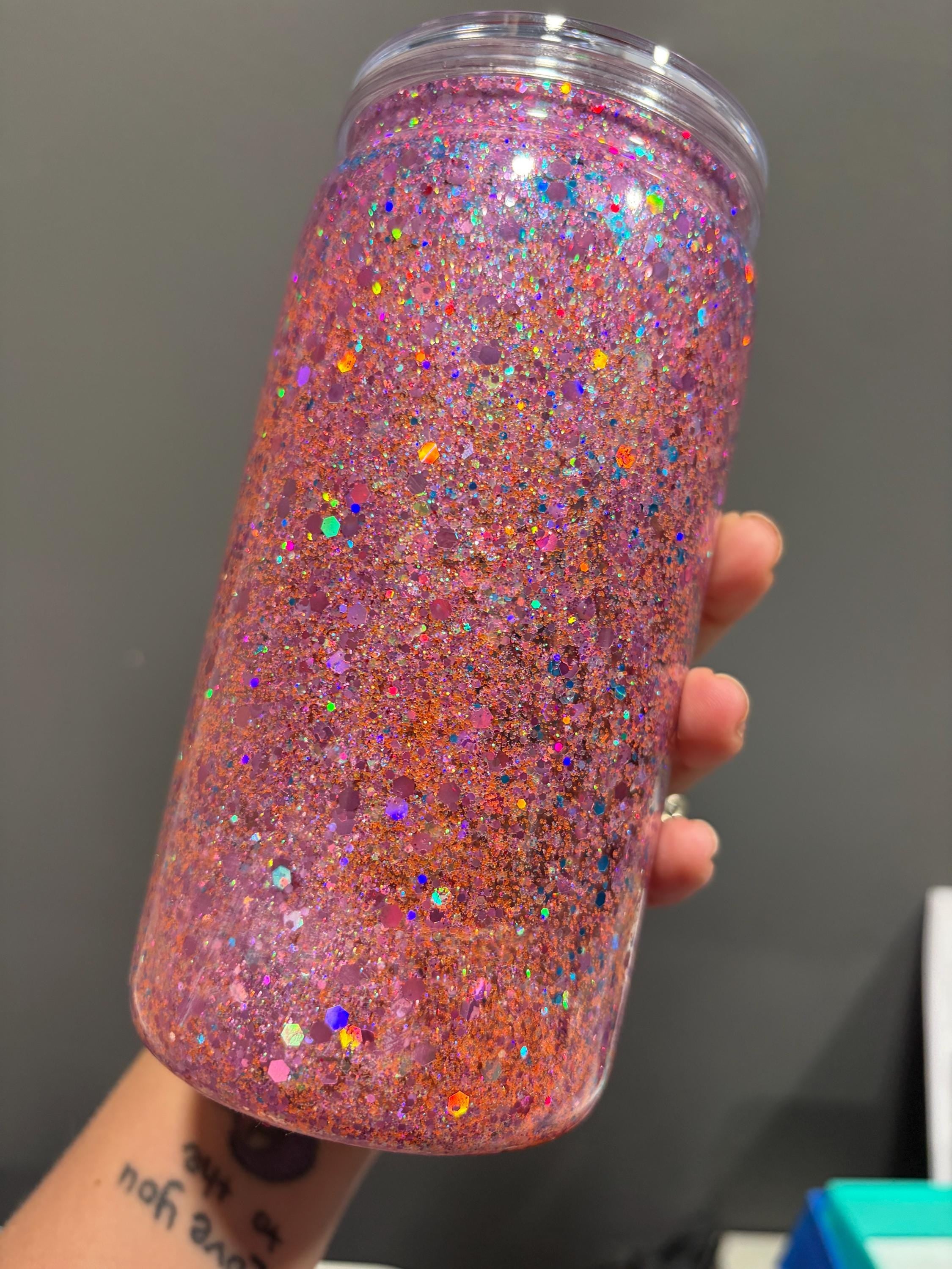 Be Savage Dry Glitter 16oz Cup