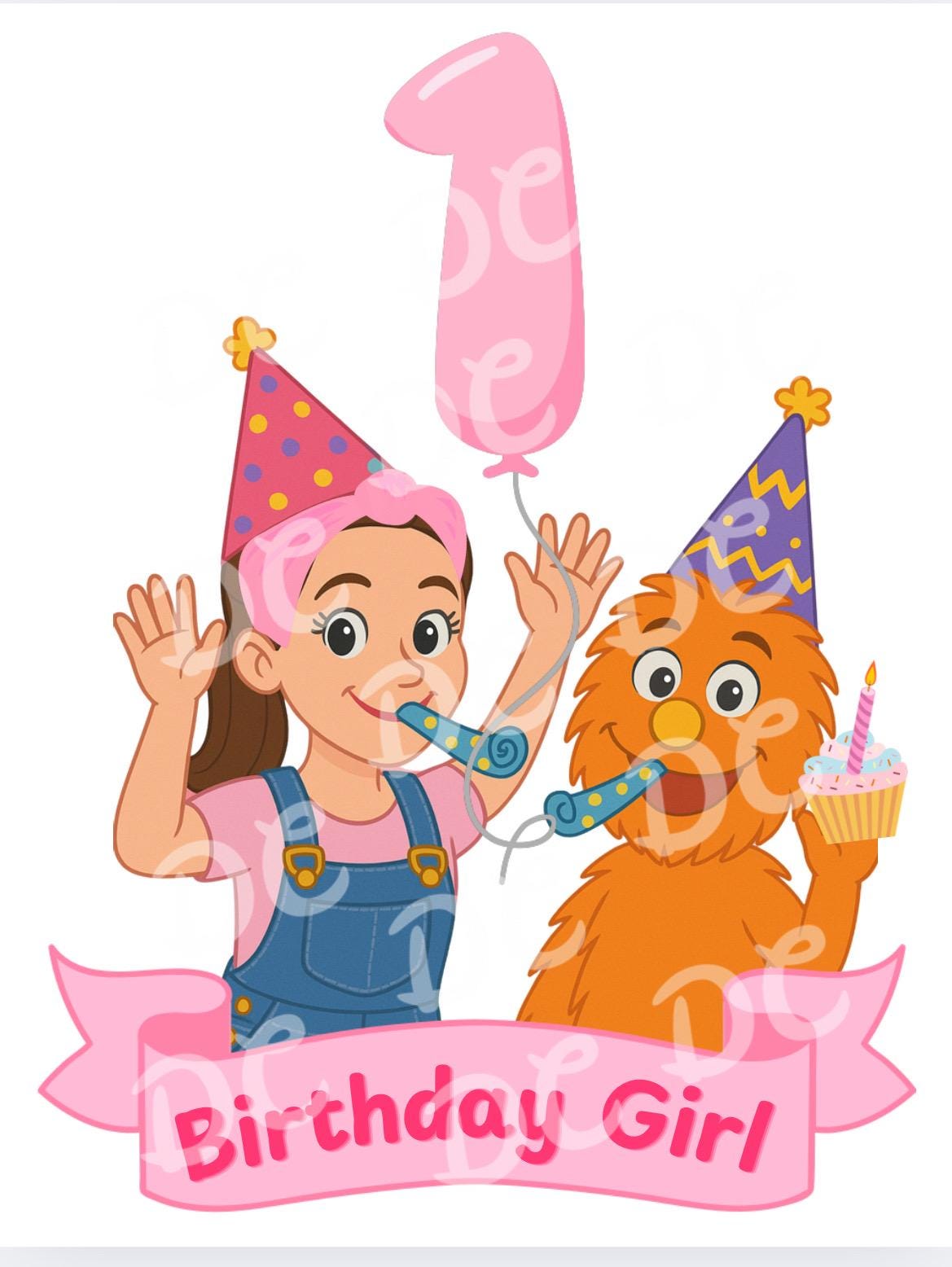 Ms. Rachel Birthday Girl 1 PNG *